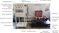 Gasoline engine test bed with digital display unitA closed view of...