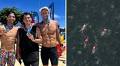 Erwan Heussaff, Nico Bolzico, Wil Dasovich compete in their first open water race at Oceanman Siargao 2025