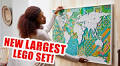 New Lego World Map is largest set ever with over 11,000 pieces