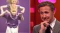 Ryan Gosling Cringes While Watching Adorable Old Dance Video Of Himself