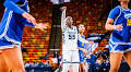 Sene, Heaton Lead Aggies to 74-61 Win Over San José State