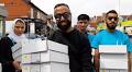 YouTuber Safwan 'SuperSaf' Ahmedmia hands out cakes to Leicester residents for Ramadan