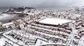 Temperatures hit minus 12C in the South as snow and cold snap shut hundreds of schools, cancel trains and flights and close roads