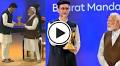WATCH: PM Modi Awards Best Gaming Creator to Triggered Insaan at National Creators Award