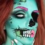 Makeup Artist Turns Herself Into a Mesmerizing Pop Art Zombie