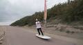 Posting of the day: Windsurfing on wheels - ex-mountain bike pro Sam Pilgrim modifies old equipment