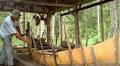 Ferdy Goode carries on the tradition of birchbark canoes