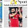 Liverpool news: Wednesday's back pages after Salah exit confirmed