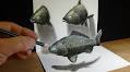 Incredible 3D Drawings Pop Off the Page and Sink Into the Ground