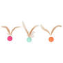 Mikikit 9pcs Cat Toy Bouncy Balls With Feather Tails | Interactive Elastic Balls For Indoor Kitten Play & Exercise