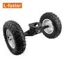 Off Road Skateboard Truck L-faster 4 Wheels With 200 X 50 Pneumatic Off-Road Tyres Landboarding Truck Kit