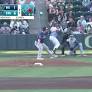 Zander Darby homers (1) on a fly ball to right center field. Onil Perez scores.
