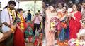 Nayanthara, Vignesh Shivan and Sreeleela go on spiritual visit to Ujjain temples