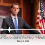 March 9, 2026: Cotton joins the Hugh Hewitt Show