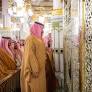 Saudi crown prince visits Prophet’s Mosque in Madinah