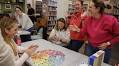 A race to the finish at jigsaw puzzle contest in Plainville