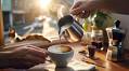 Coffee culture exploration with latte art tutorials at home for your morning indulgence ritual