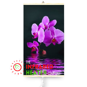 Wall mounted Picture Heater. Infrared Heating Panel "Violet Mood"