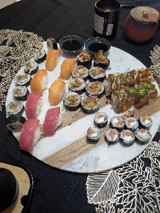 My wife learned to make sushi this week. : r/sushi