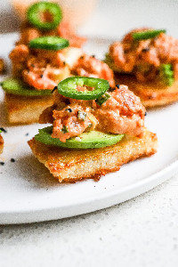 How To Make Crispy Rice Sushi Recipe With Spicy Tuna - Basics ...