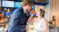 Bride and groom ditch guests for 'secret' Greggs wedding breakfast