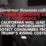 Governor Newsom calls FCC Chair Brendan Carr a “disgrace,” says California will lead more antitrust enforcement to protect consumers from Trump’s rising costs