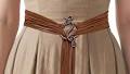 Viking Troll Rope Belt, Medieval Norse Witch Rope Belt for Women Pagan Shaman for Cosplay Dress Up
