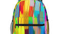 Casual Backpack for Women Men Rainbow Color Lightweight Daypack Large Capacity Nurse Bag