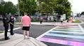 Florida paints Pulse crosswalk black again after protesters colored it rainbow