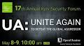 The 17th Annual Kyiv Security Forum on May 8-9 “UA: UNITE AGAIN TO DEFEAT THE GLOBAL AGGRESSOR”