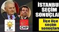 İstanbul seçim sonuçları İstanbul ilçe ilçe seçim sonuçları son dakika oy oranlarıyla 2019 yerel seçim sonuçları