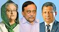 Hasina, Asaduzzaman, Mamun charged