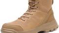 Hogent Steel Toe Boots for Men Women Comfortable Lightweight Work Boots for Men Slip Resistant Waterproof High Top Steel Toe Safety Shoes Puncture Proof Indestructible Construction Shoes