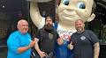 Beard Meats Food YouTube star, competitive eater films at Port Orange, Deltona restaurants