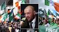 Thousands march in Dublin against Ireland's mass migration policies as McGregor pursues presidential bid