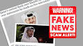 Beware of scam article circulating with false claims about Khalifa Al Haroon's statements made on live television