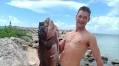 Worthing boy’s message in a bottle brings luck to spearfisherman in beach paradise