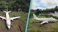 Boeing 737 mysteriously discovered in random field and no one knows how it got there