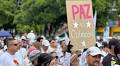Ciudadanos de Culiacán, Sinaloa marchan por la paz tras 20 días de violencia