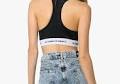 Stick to Basics with Vetements' Black Logo Band Sports Bra