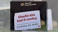 Denver Communists stall featured 'Charlie Kirk had it coming, change my mind' sign at 'No Kings' protest