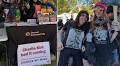 'Disgusting' Trump assassination and Charlie Kirk signs spotted at No Kings protests