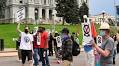 Denver Protesters March Against Palantir for Working With ICE, IDF