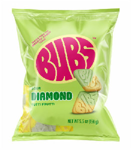 BUBS® Tutti Fruty Sour and Sweet Flavored Gummies Candy Bag ...