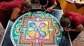 Intricate Tibetan Sand Paintings Dismantled After Completion