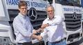 Van Mieghem Logistics zet eerste Belgische Actros zonder zijspiegels in