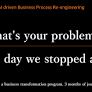 AI-driven Business Process Re-Engineering: The Day We Stopped Asking “What’s Your Problem?”