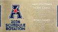 American Announces 2026 Football Schedule Pairings