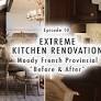 French provincial kitchen renovation completes moody before-after transformation reveal