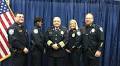 Chief Promotes Four to Rank of Lieutenant